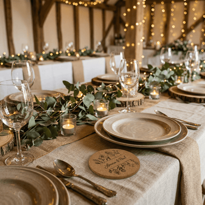 Personalisierte Untersetzer aus Kork mit Gravur - Surprisely 