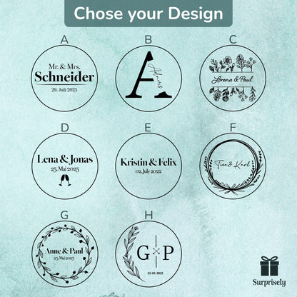 Personalisierte Untersetzer aus Kork mit Gravur - Surprisely 