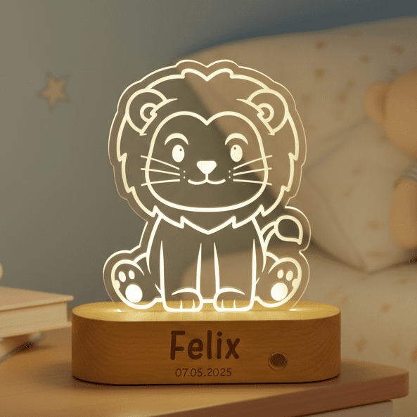 Personalisiertes LED - Nachtlicht mit Namen - Surprisely 