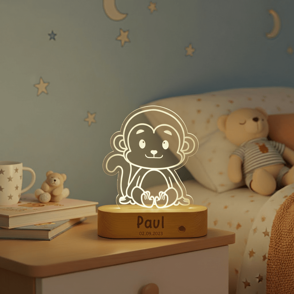 Personalisiertes LED - Nachtlicht mit Namen - Surprisely 